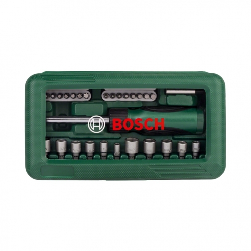 Assorted color Bosch 2607019504 Screwdriver set 46 Piece 